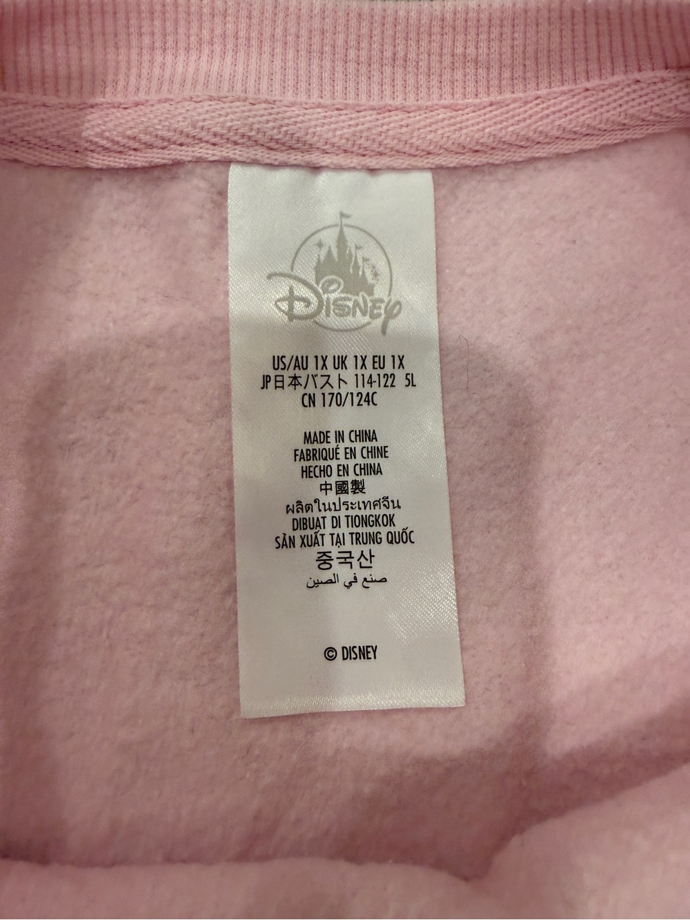 Walt Disney World Pink Bow Graphic Pullover Sweatshirt - Picture 3 of 3